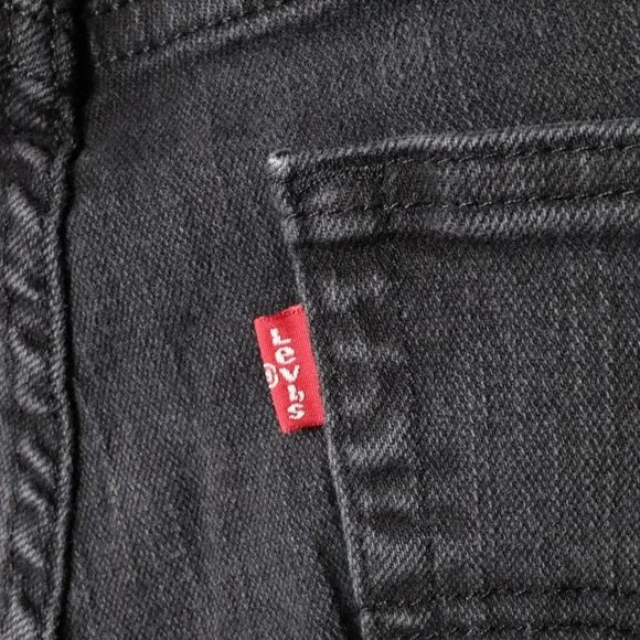 Levi's 511 Slim Fit Dark Wash Jeans Mens Size 36x30 Button Fly Cotton Blend - Picture 4 of 8